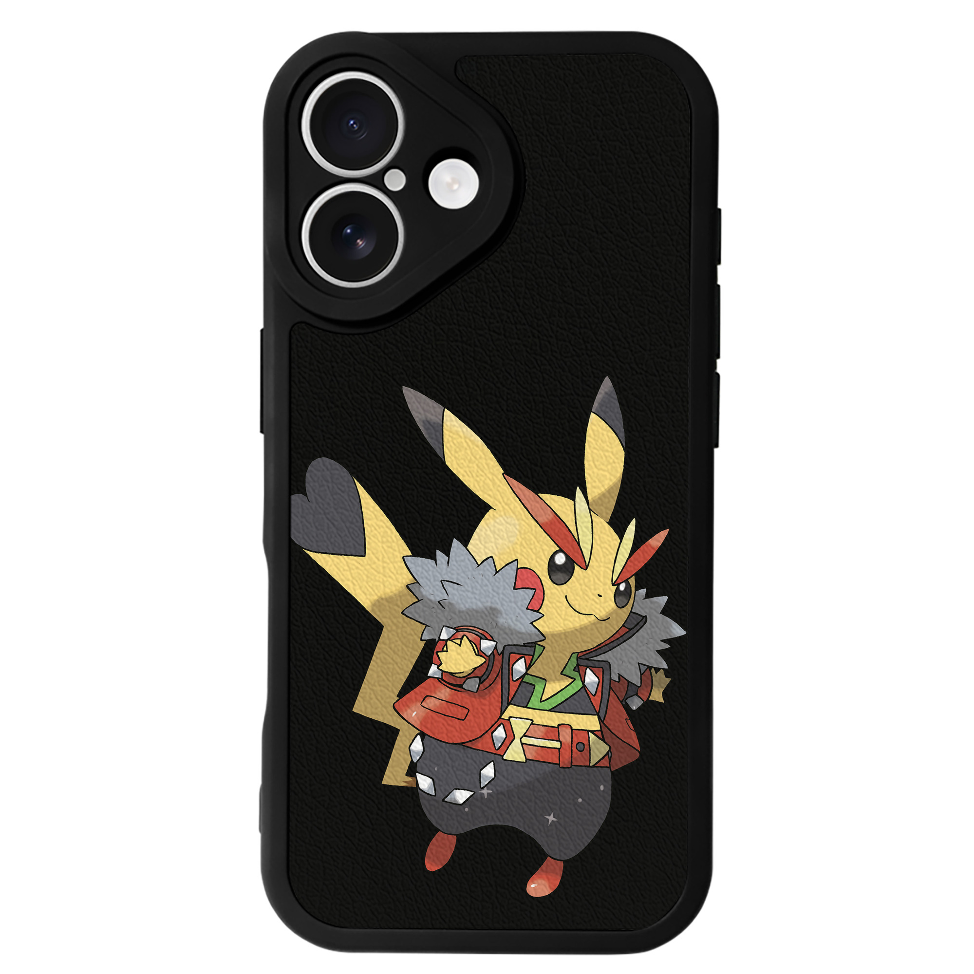 （画像用） ポケットモンスター Pokémon 【iPhone 16シリーズ対応】シリコンスマホケース（レザー調） 材質：シリコン